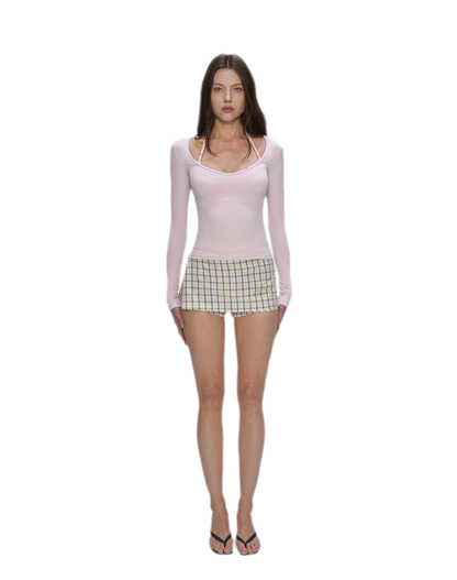 Bare-Feel V-Neck Top