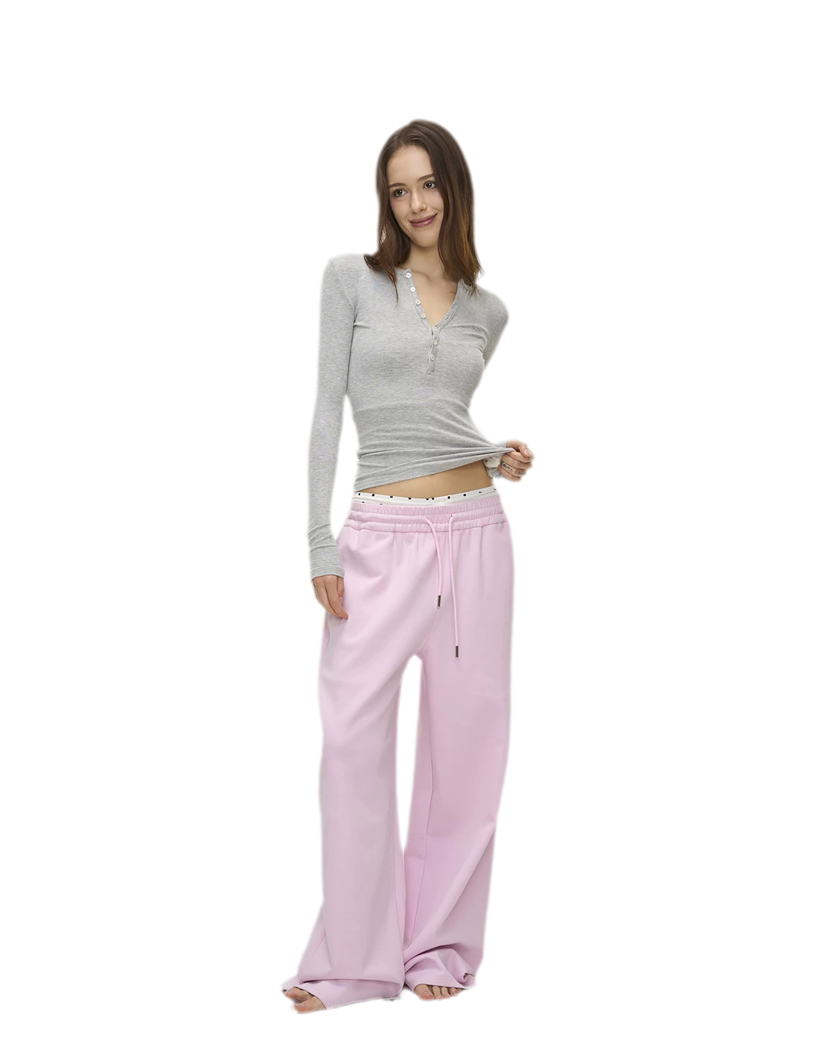 Ribbed Button Trim Set