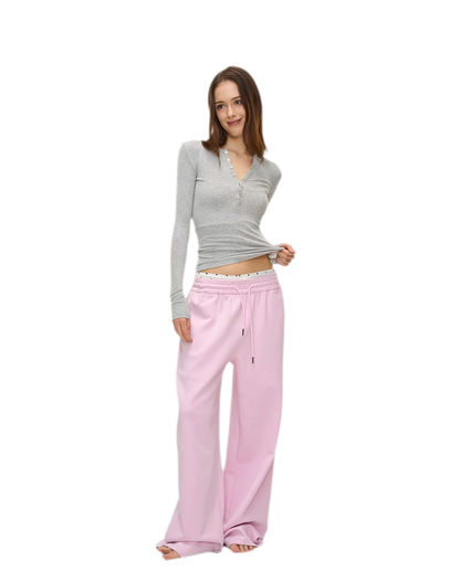 Ribbed Button Trim Set