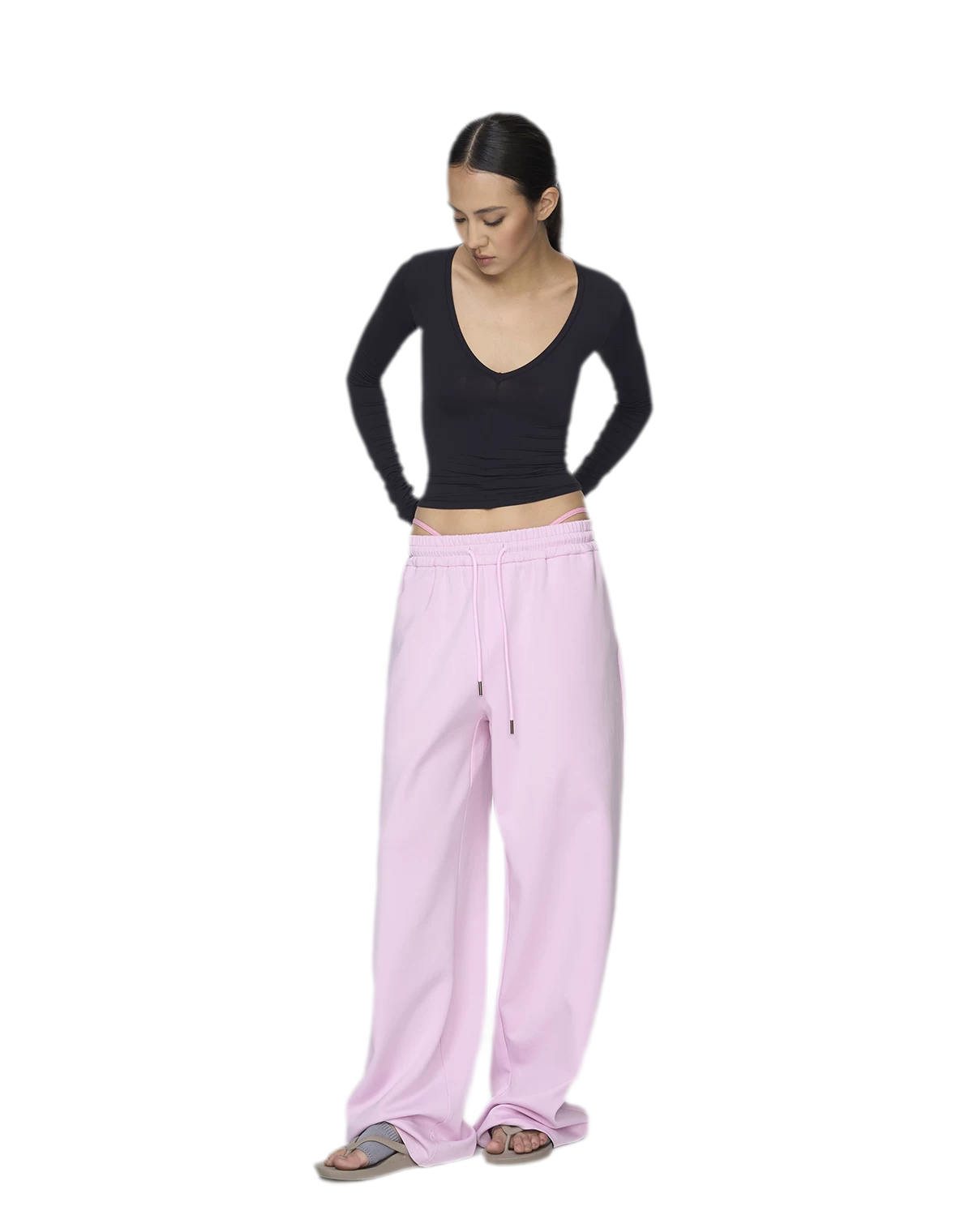 Deep V Slim Top