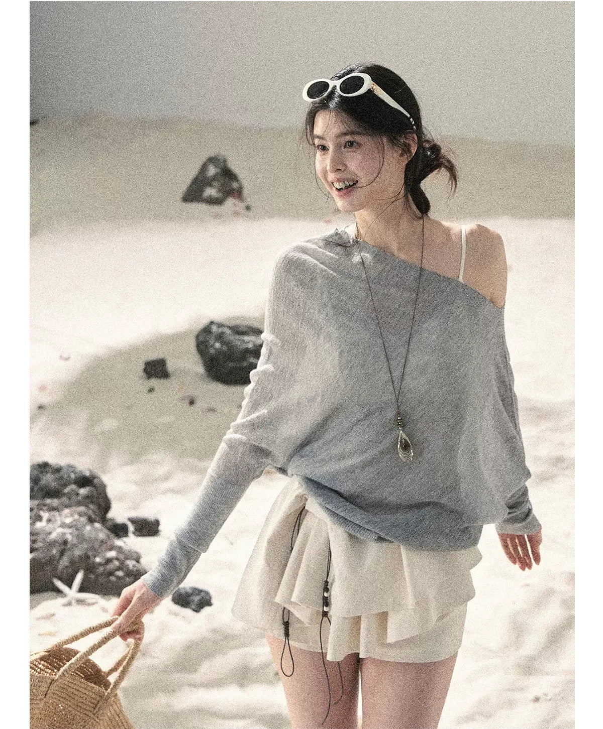 Layered Pleated Skort