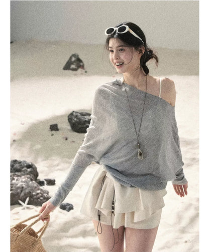 Layered Pleated Skort