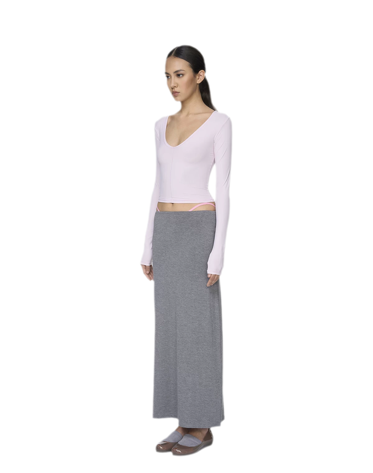 Straight Tube Midi Dress