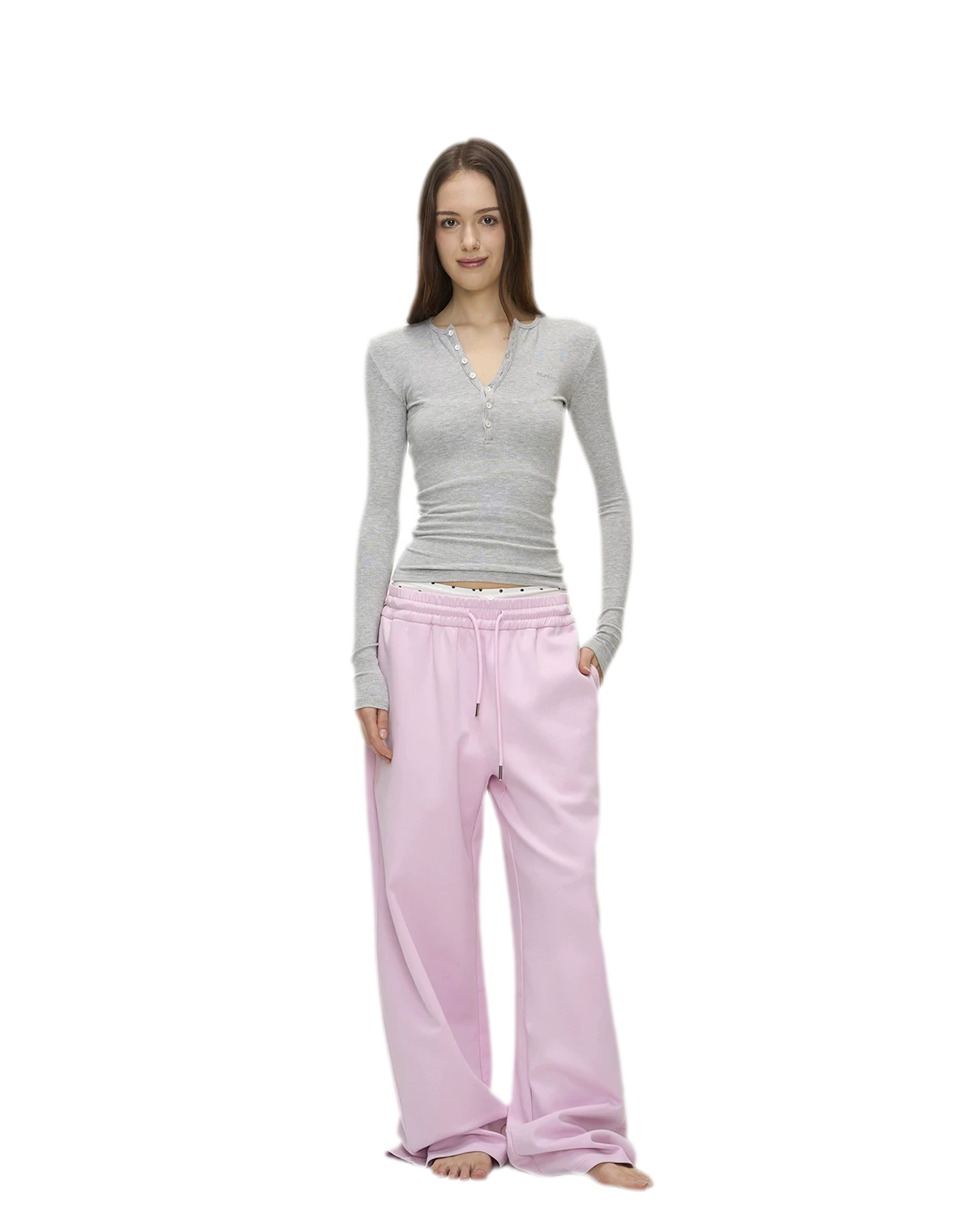 Ribbed Button Trim Set