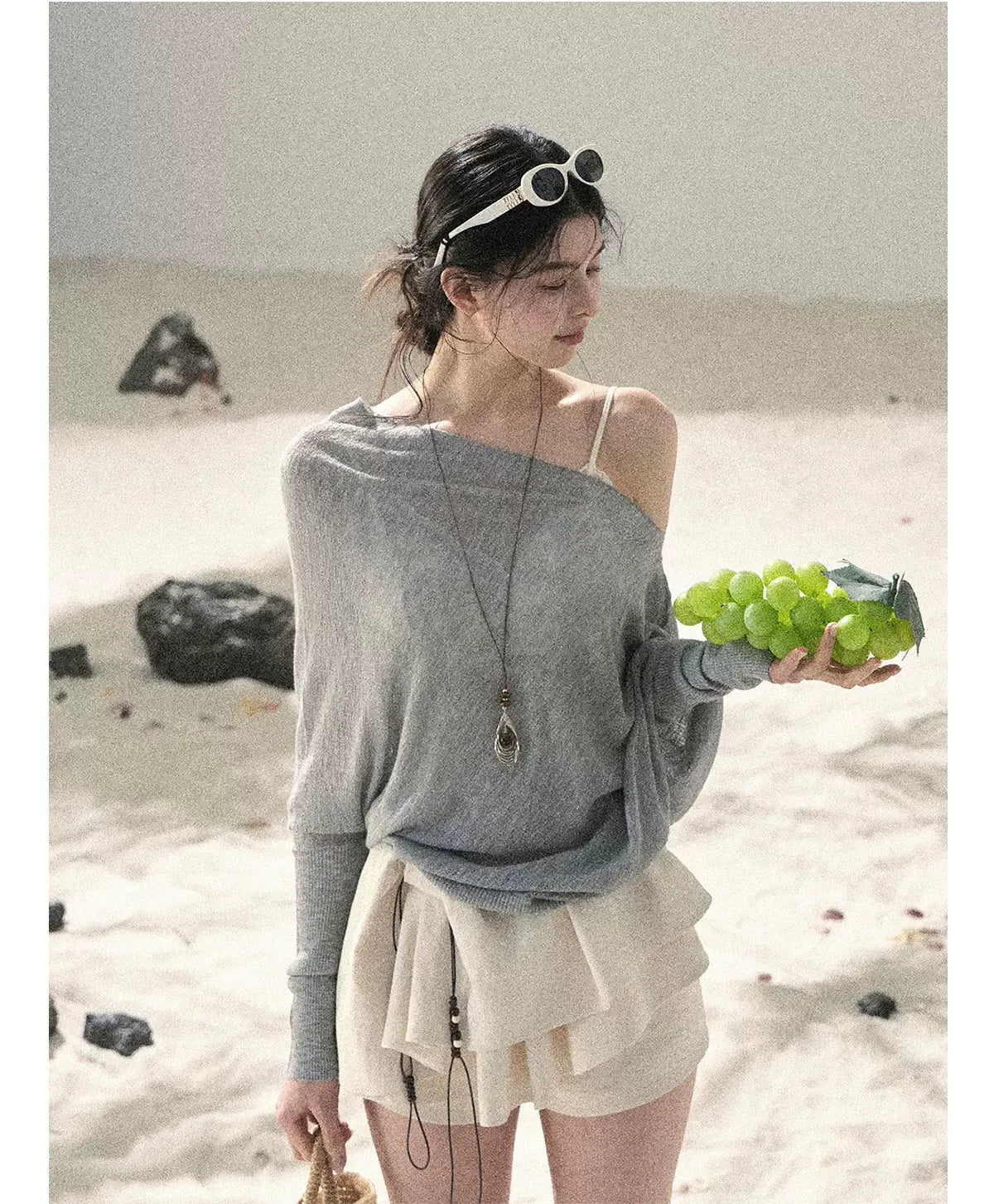 Layered Pleated Skort