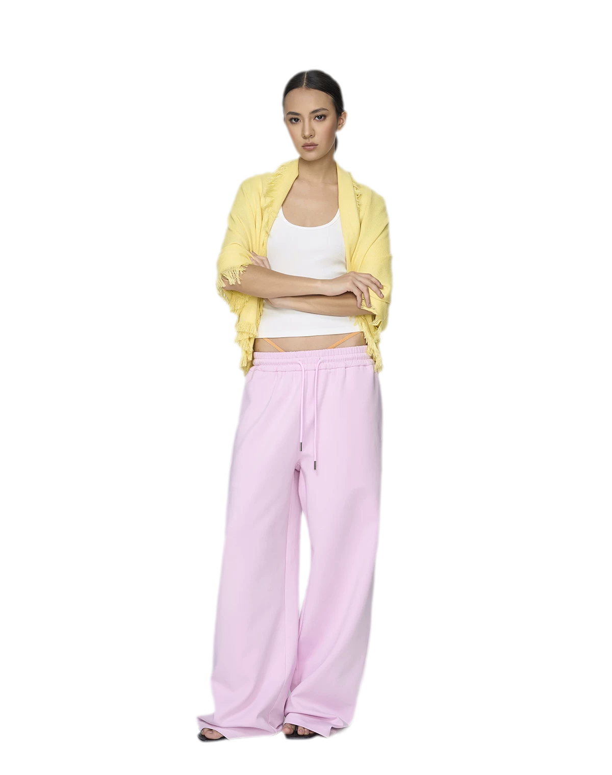 Air Cotton Wide-Leg Sweatpants