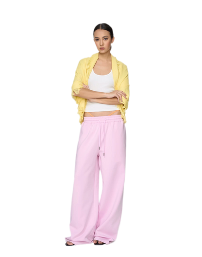 Air Cotton Wide-Leg Sweatpants