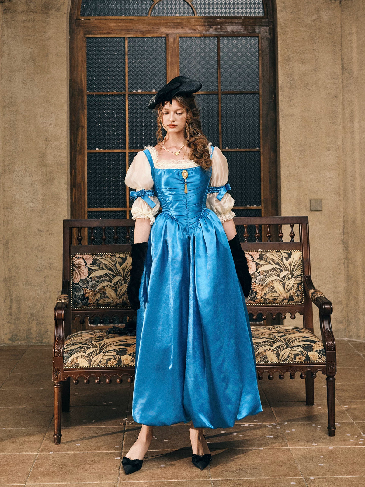 Satin Corset Evening Dress