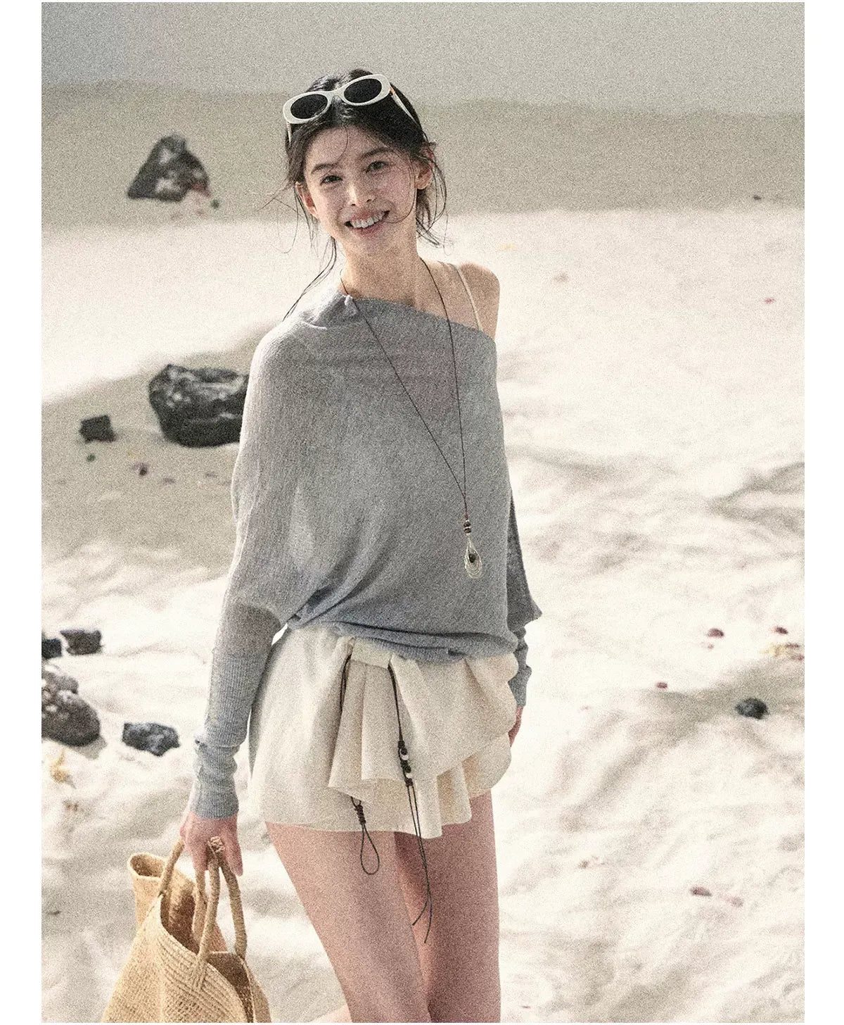 Layered Pleated Skort