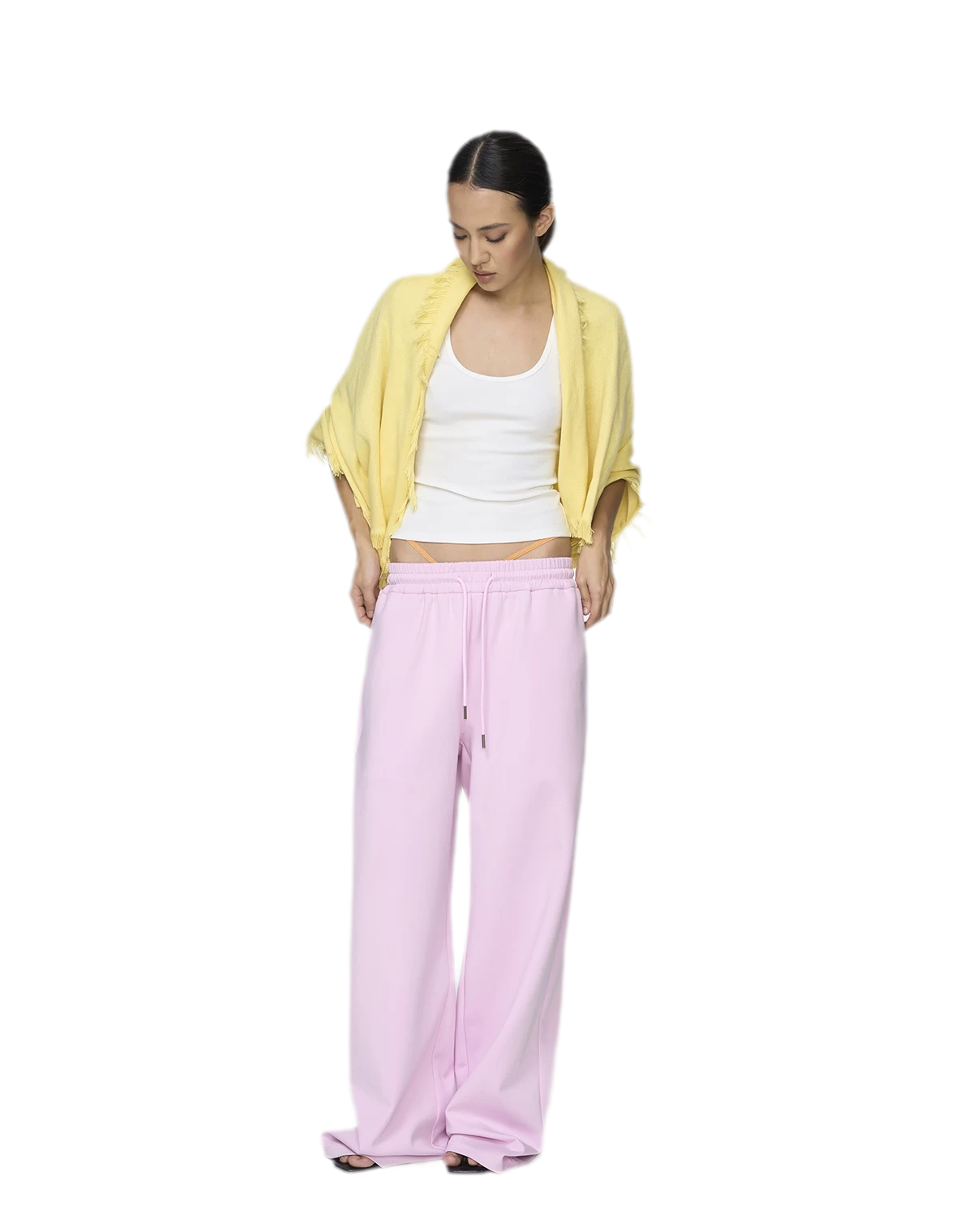Air Cotton Wide-Leg Sweatpants