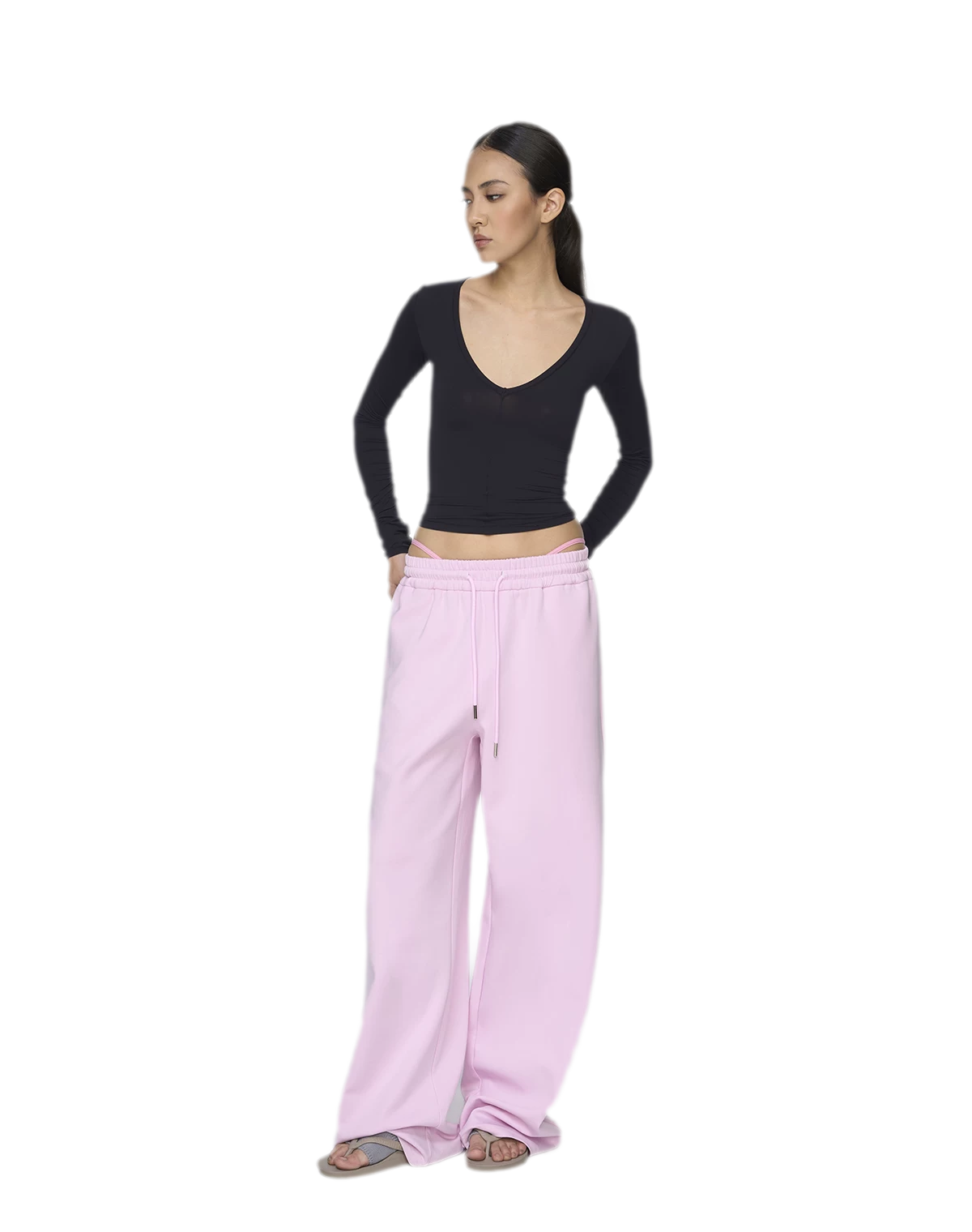 Deep V Slim Top