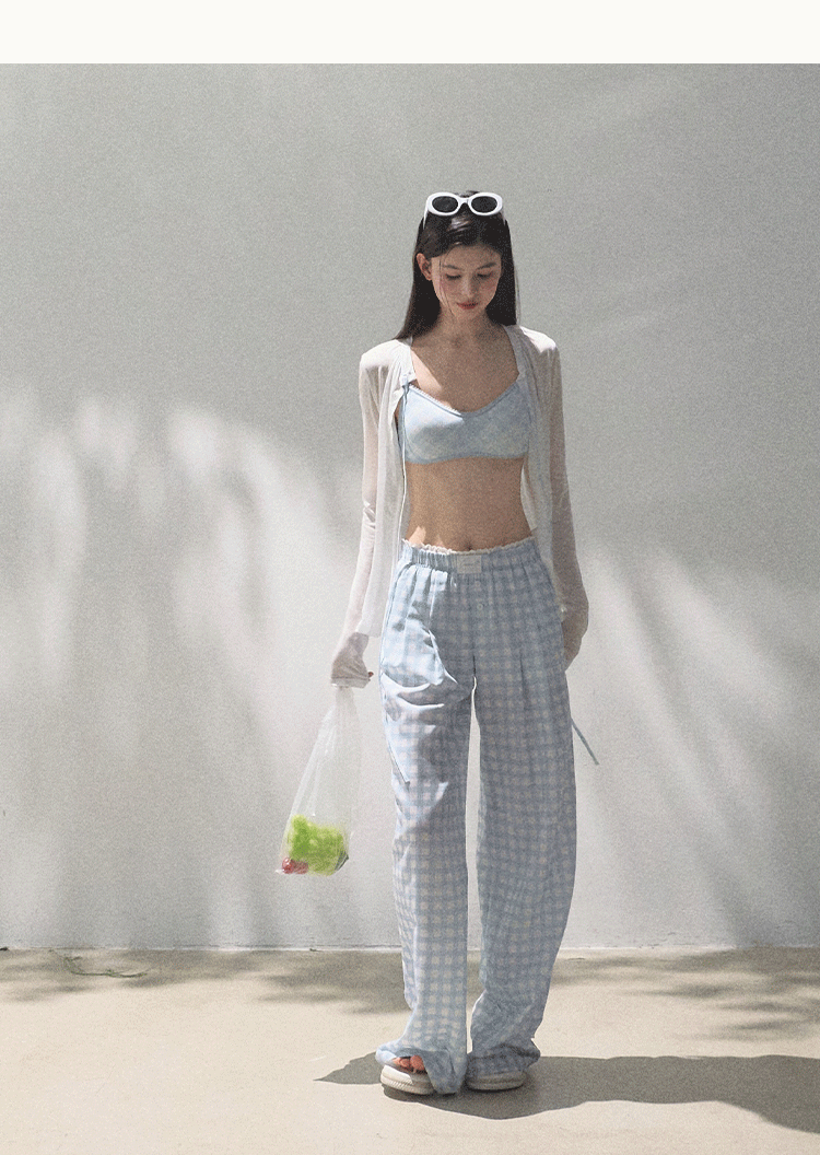 Lyocell Linen Wide-Leg Pants