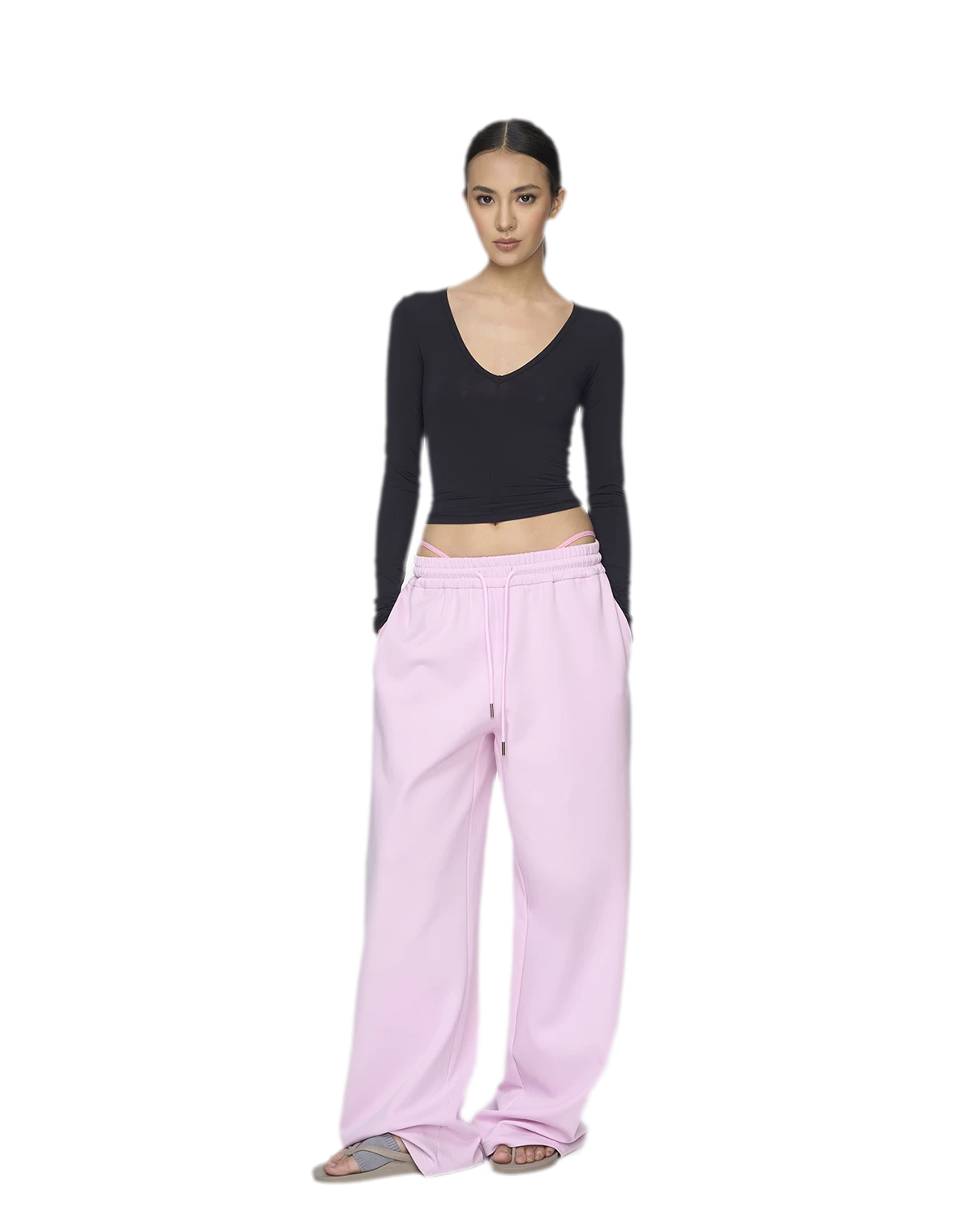 Deep V Slim Top