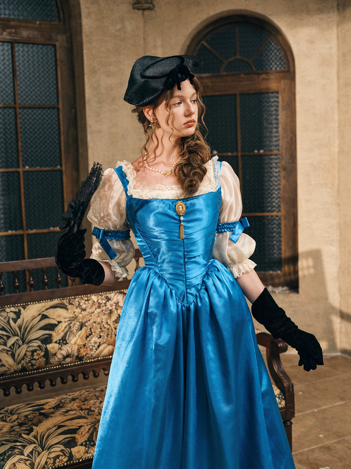 Satin Corset Evening Dress