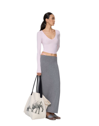 Straight Tube Midi Dress