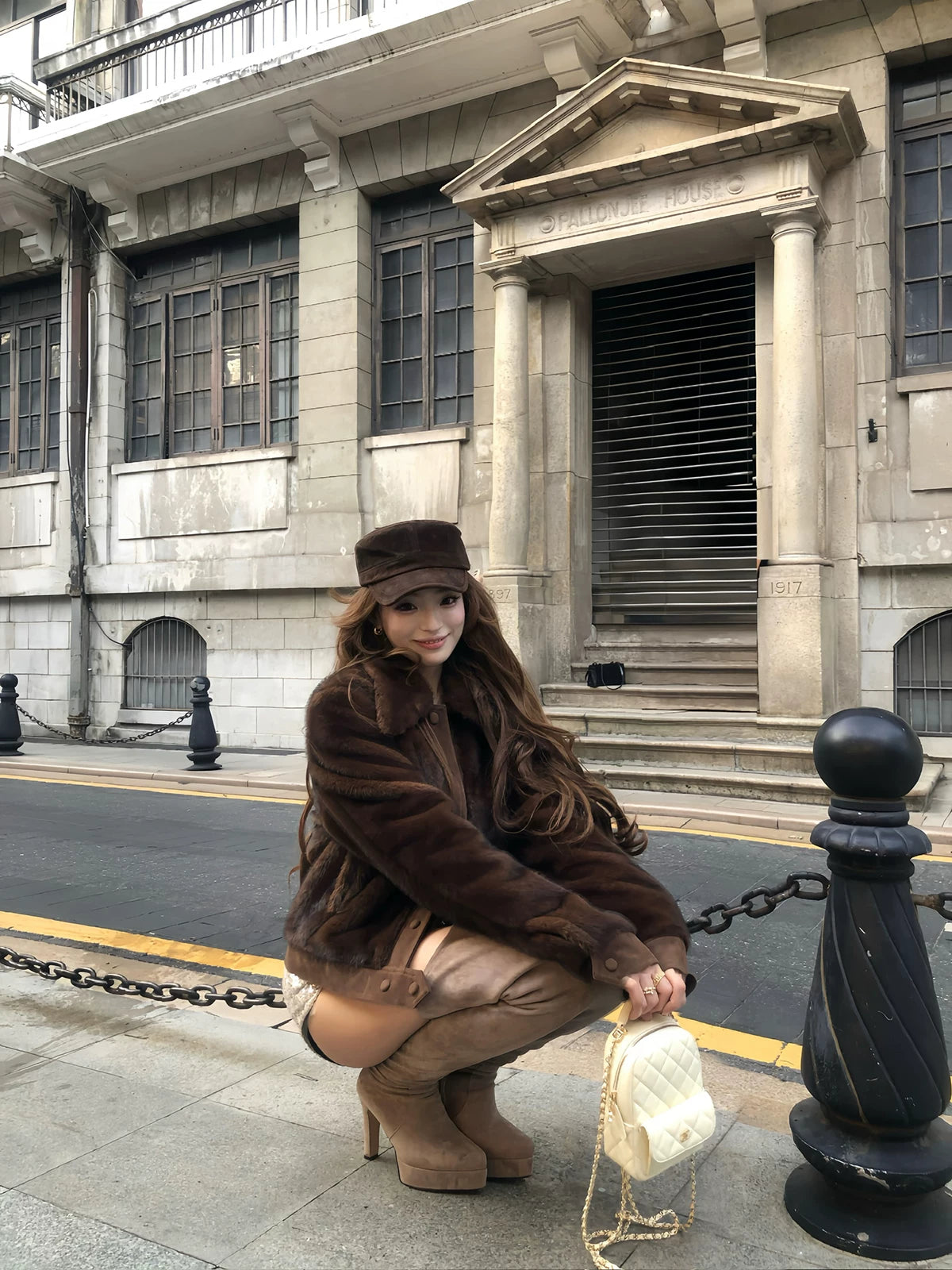 Suede Slouchy Over-Knee Boots