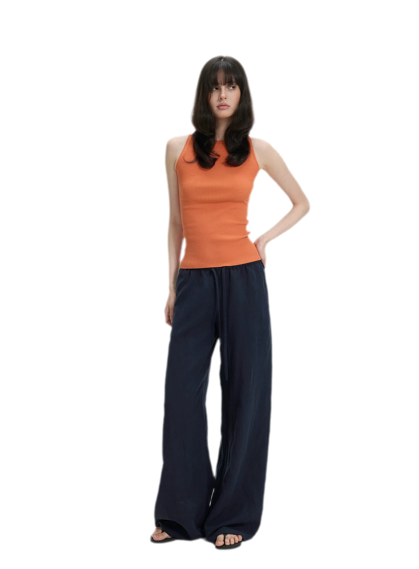 Lyocell Linen Ribbed Camisole