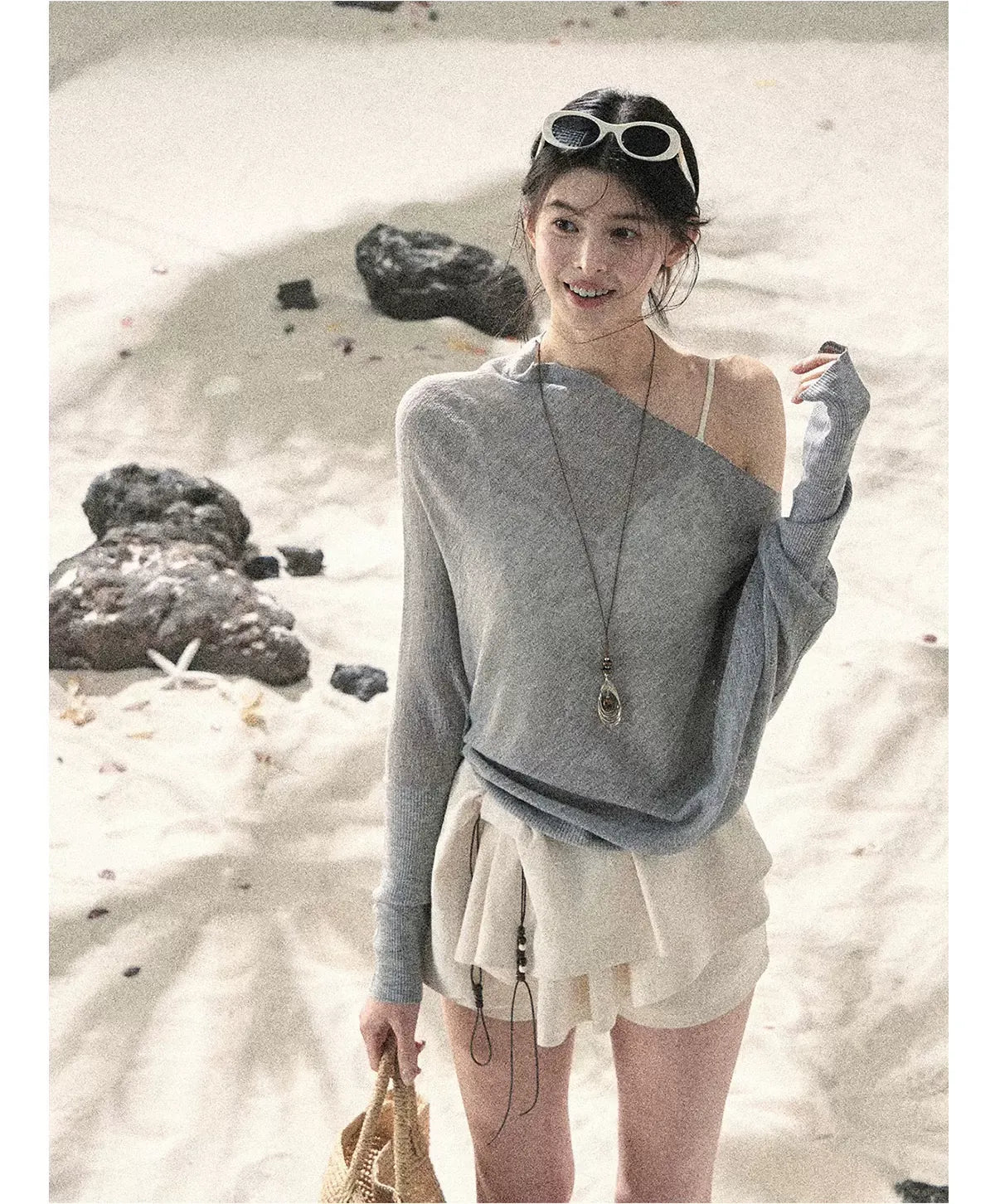 Layered Pleated Skort