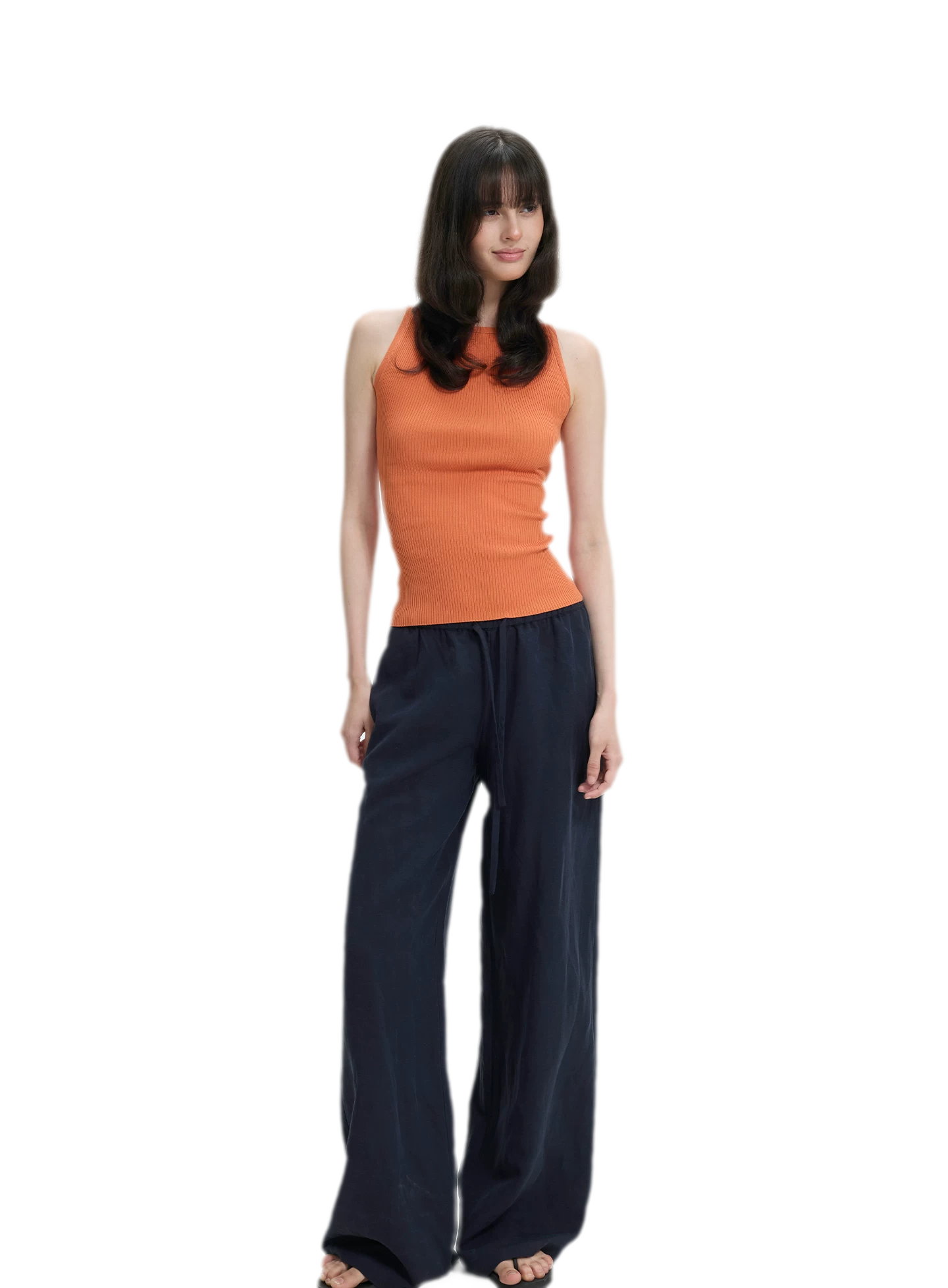Lyocell Linen Ribbed Camisole
