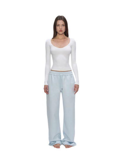 Bare-Feel V-Neck Top
