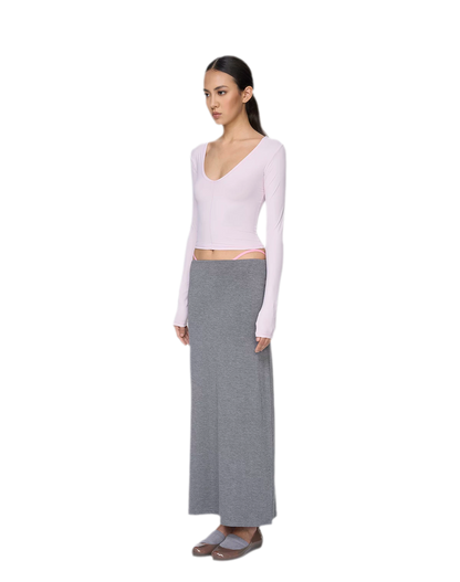 Deep V Slim Top