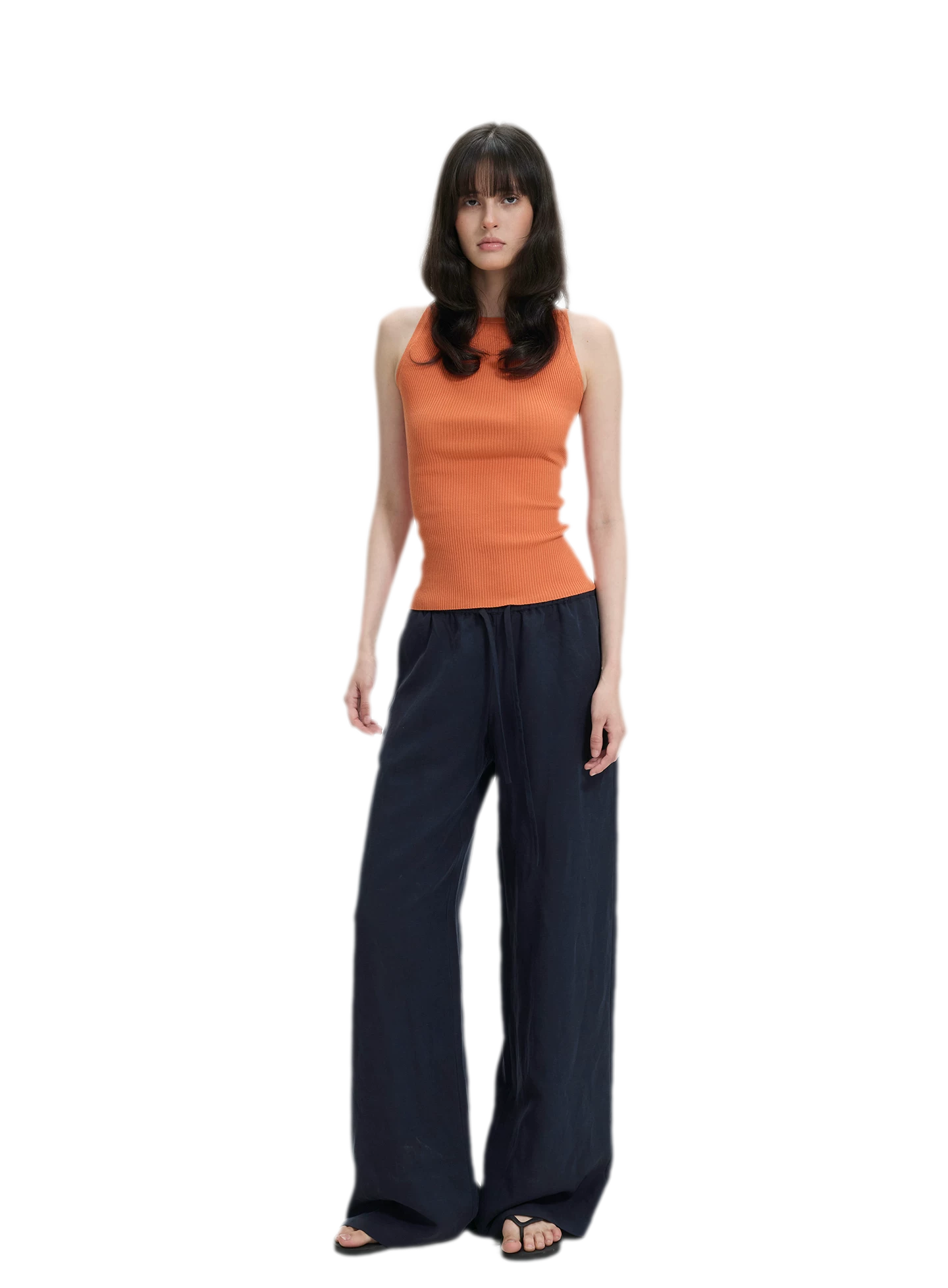 Lyocell Linen Ribbed Camisole