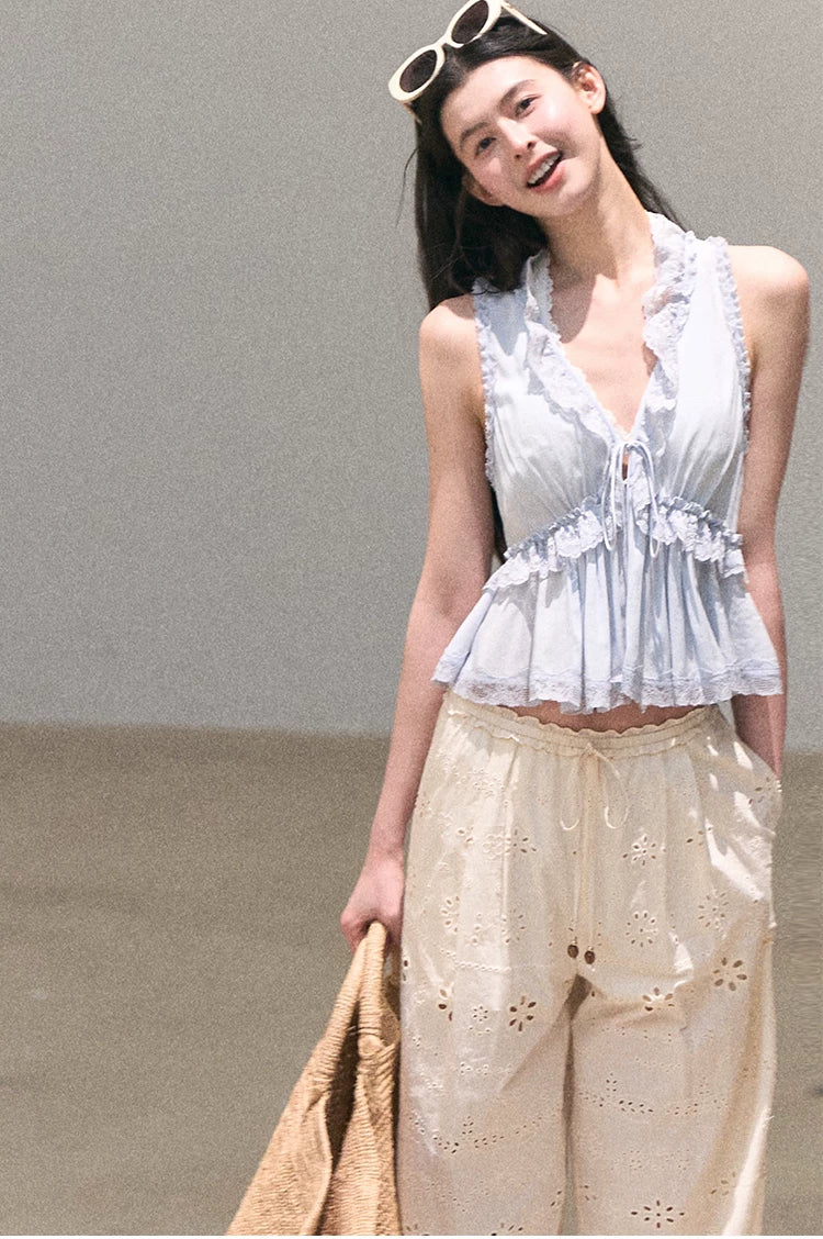 Lace Trim Cami Top