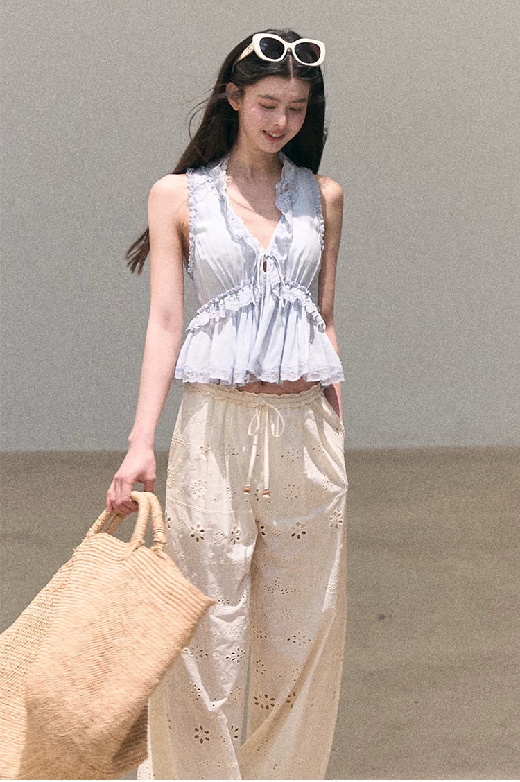 Lace Trim Cami Top