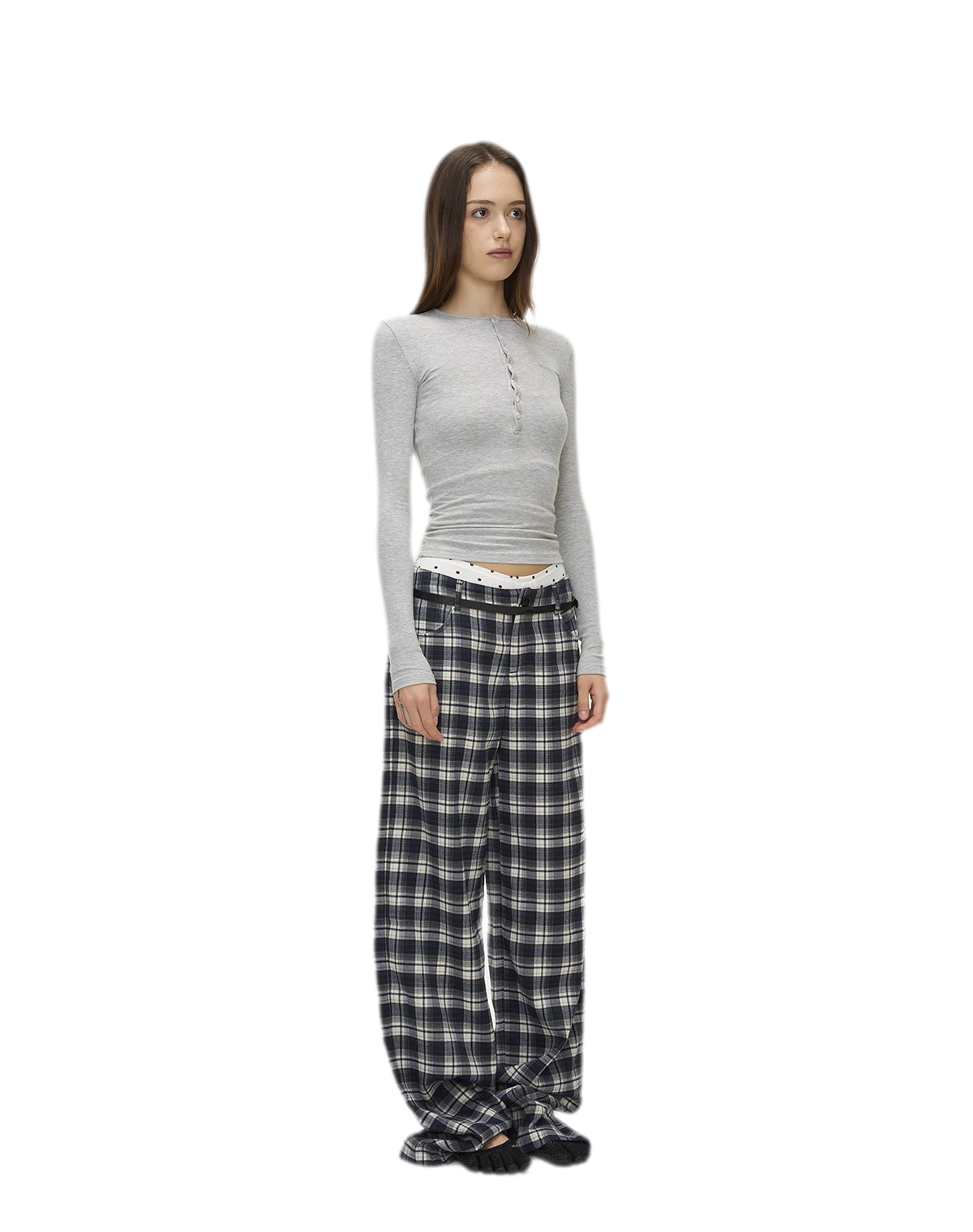 Ribbed Button Trim Set