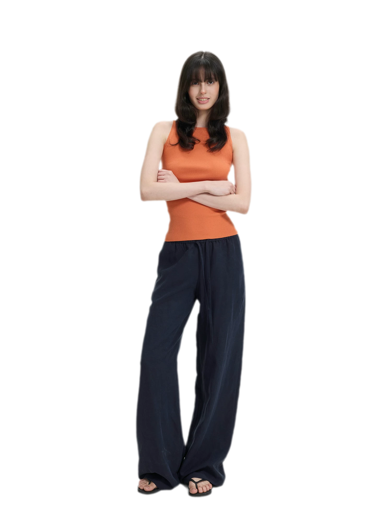 Lyocell Linen Ribbed Camisole