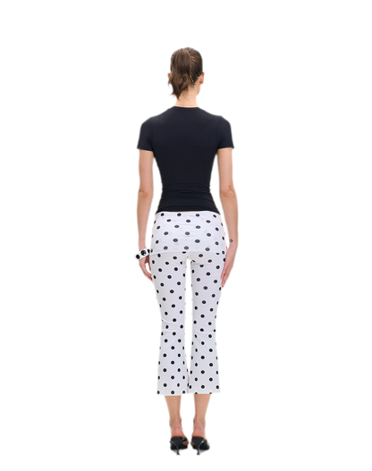 Capri Foldover Flare Pants