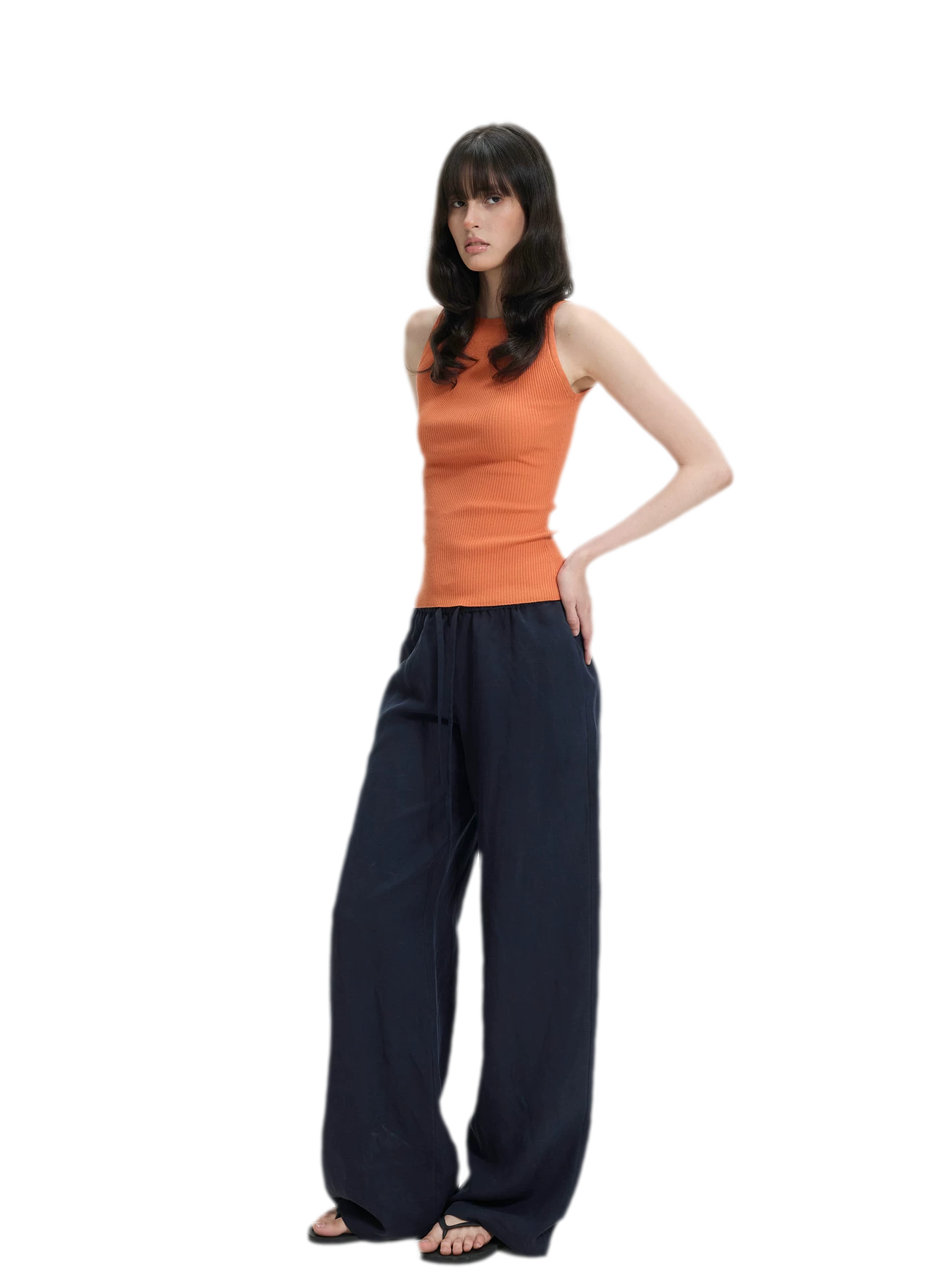 Lyocell Linen Ribbed Camisole