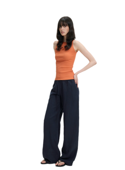 Lyocell Linen Ribbed Camisole
