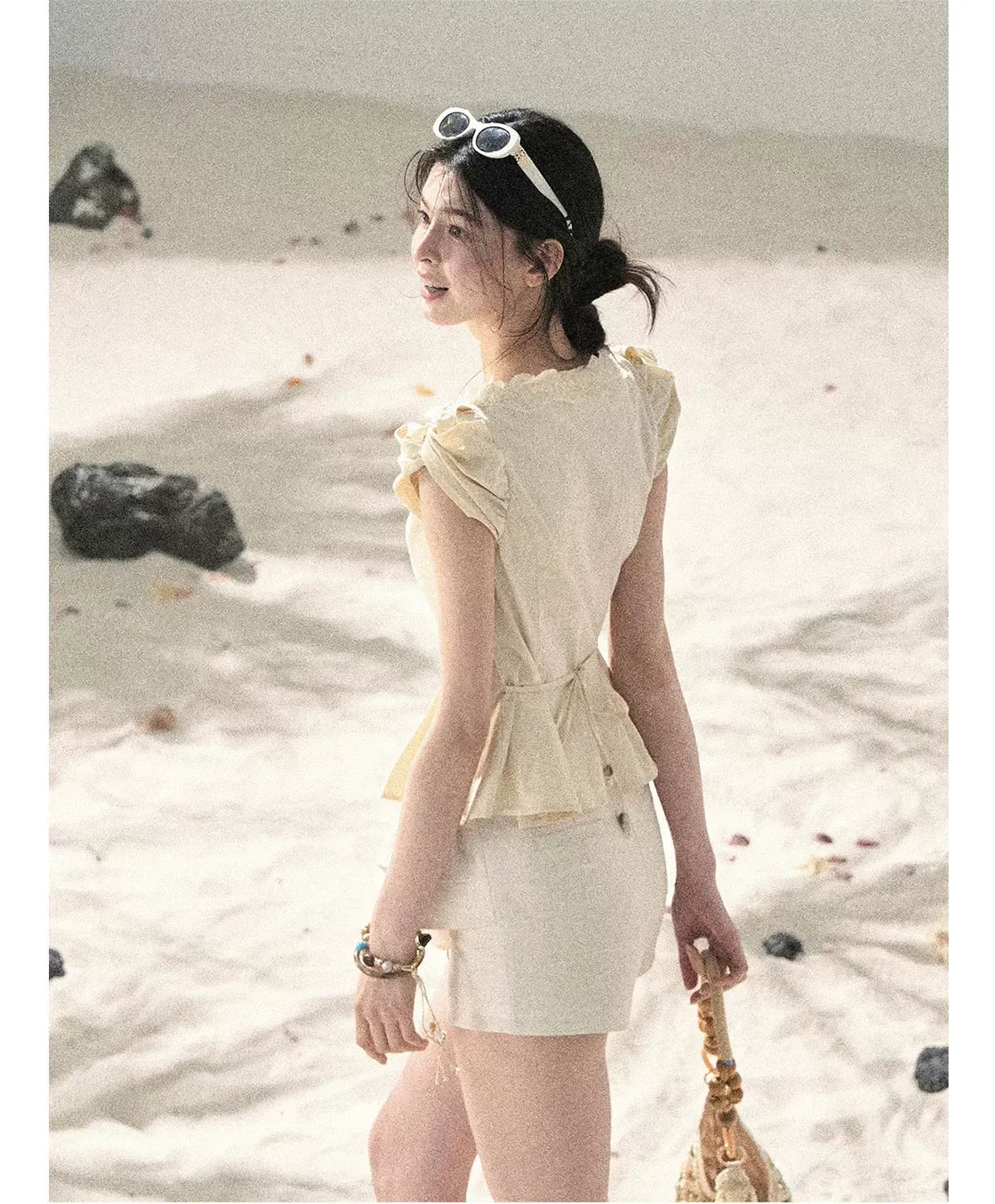 Layered Pleated Skort