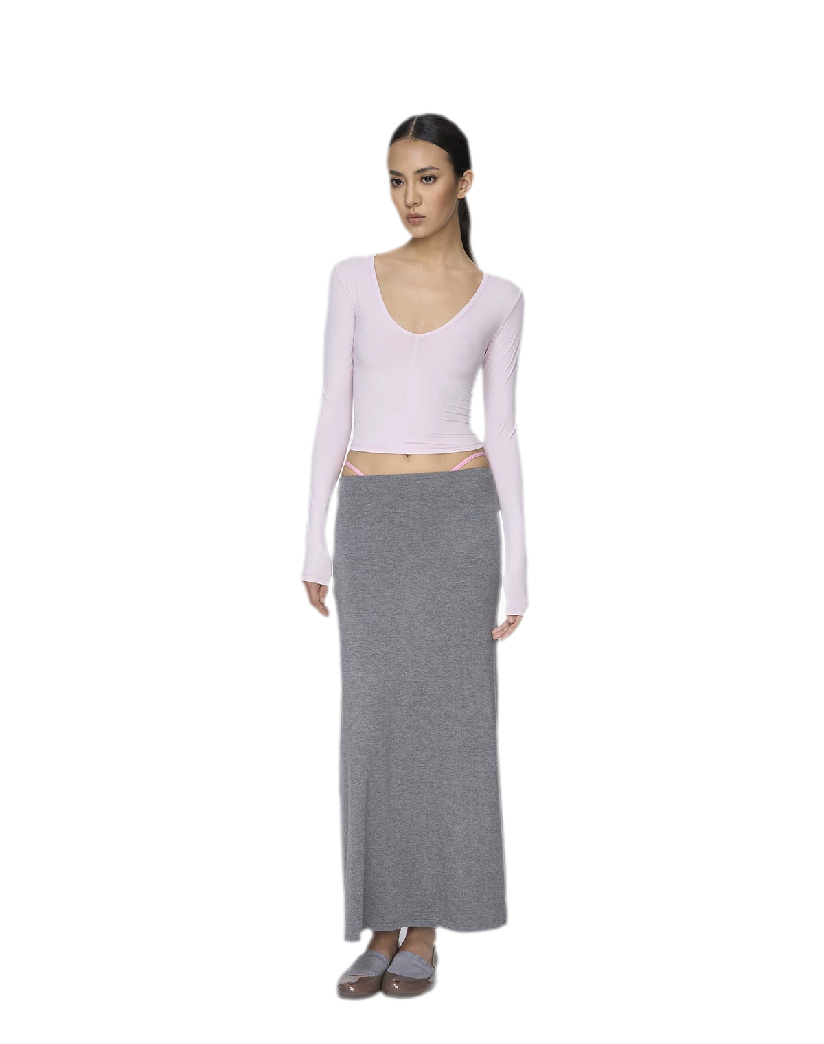 Deep V Slim Top