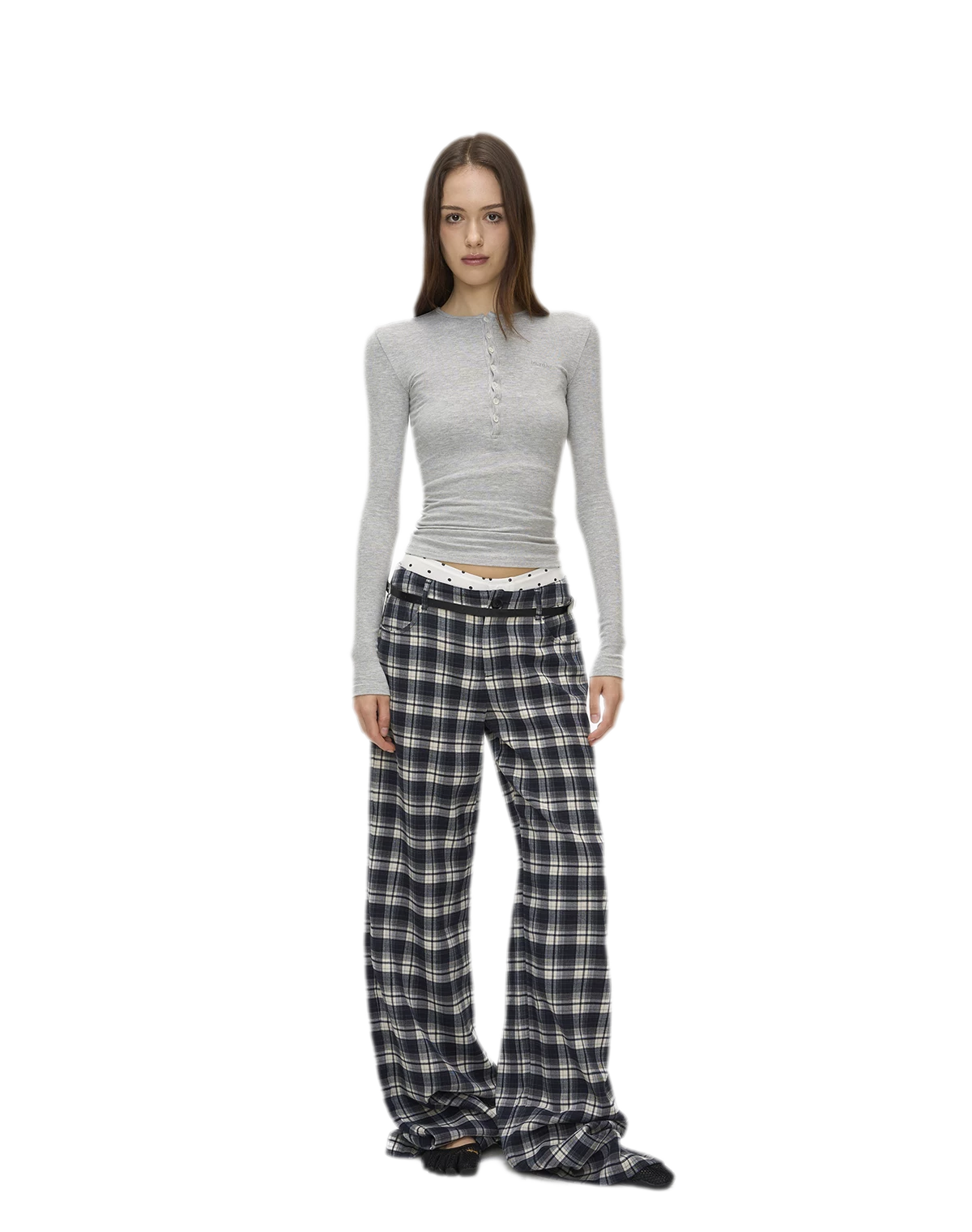 Ribbed Button Trim Set