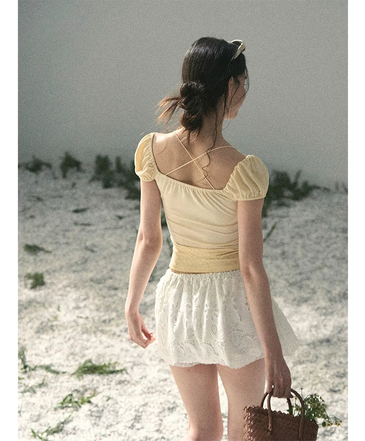 Lace A-Line Mini Skirt