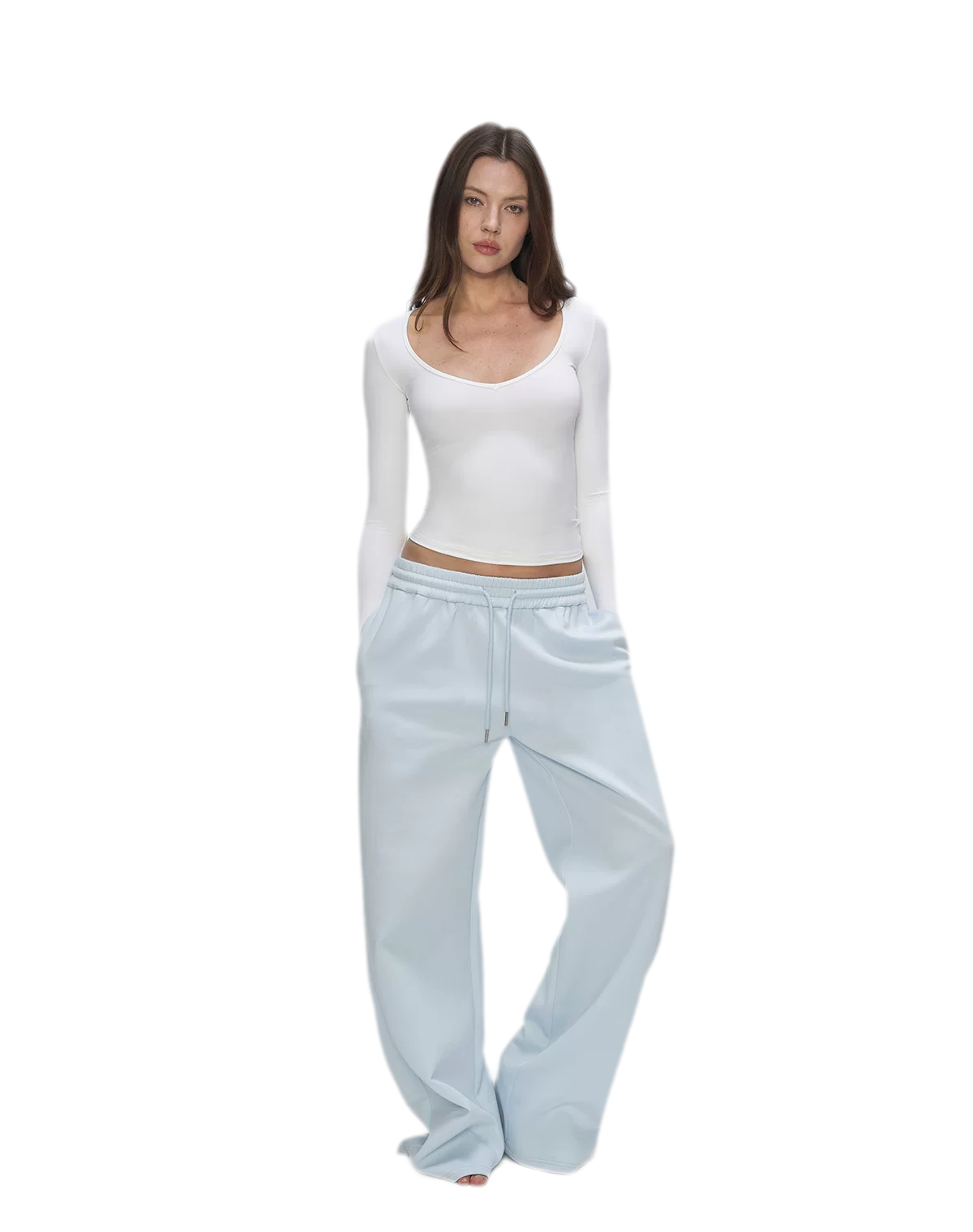 Bare-Feel V-Neck Top