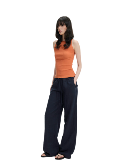 Lyocell Linen Ribbed Camisole
