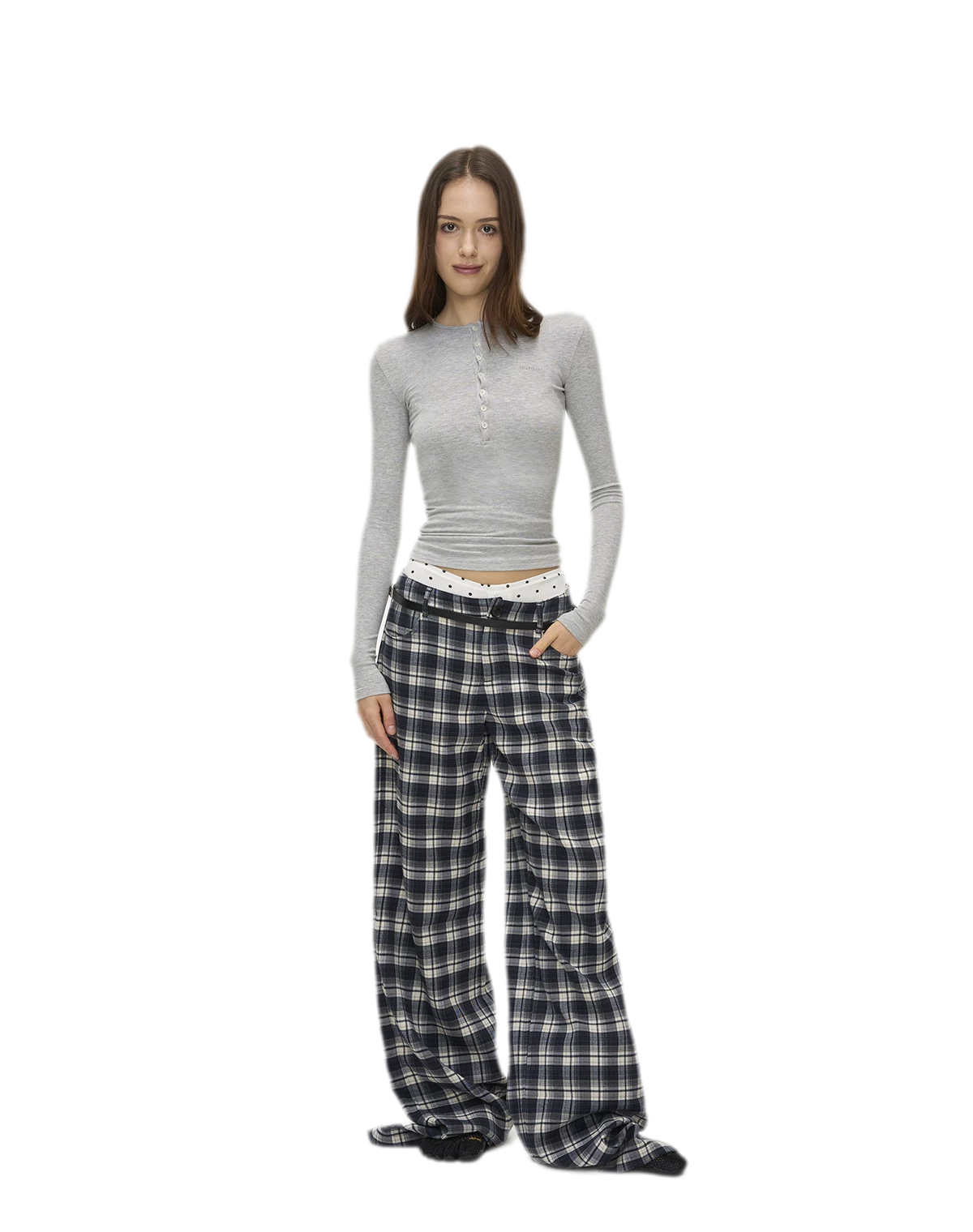 Ribbed Button Trim Set