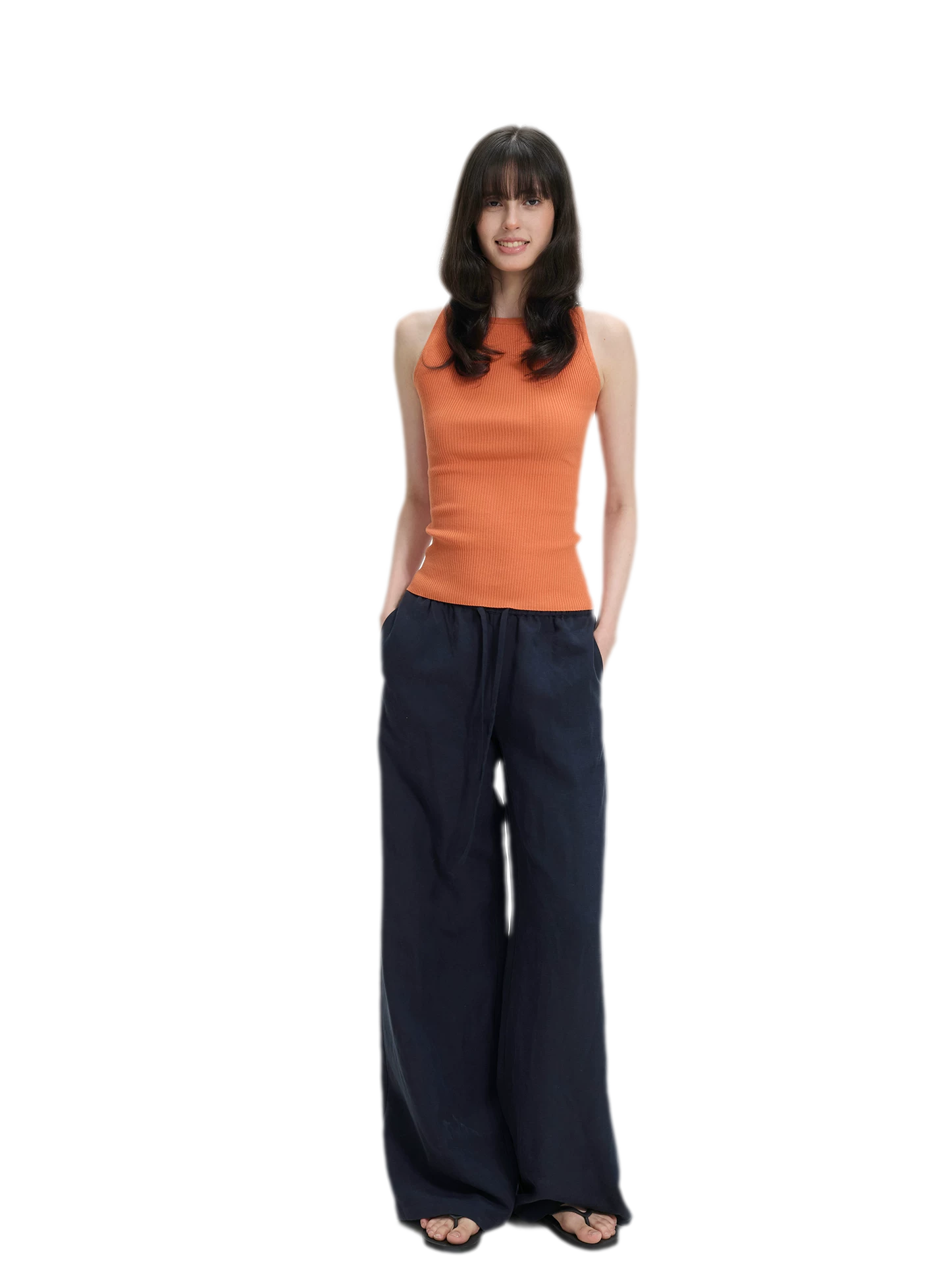 Lyocell Linen Ribbed Camisole