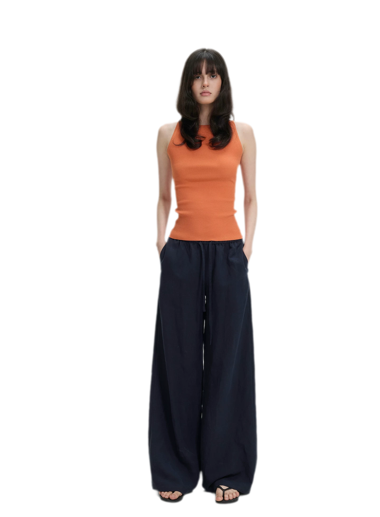 Lyocell Linen Ribbed Camisole