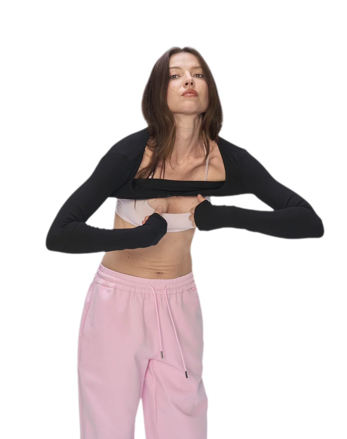 Bare-Feel V-Neck Top
