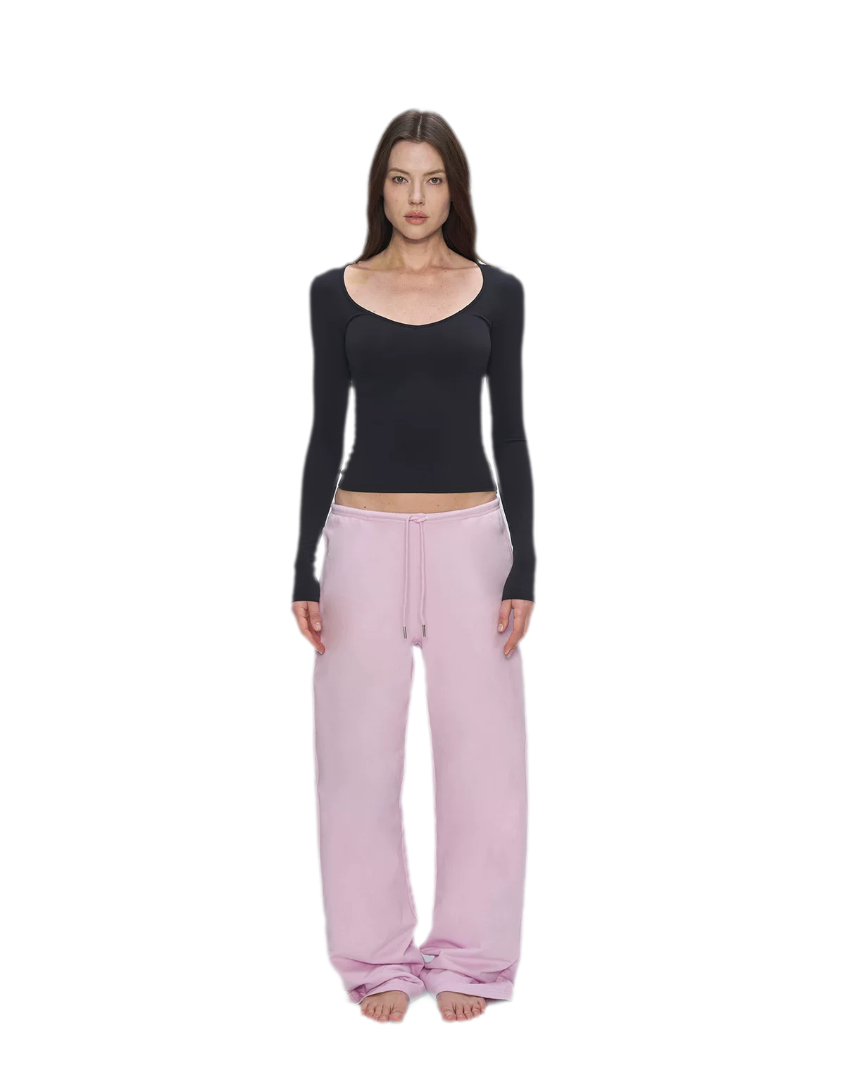 Bare-Feel V-Neck Top