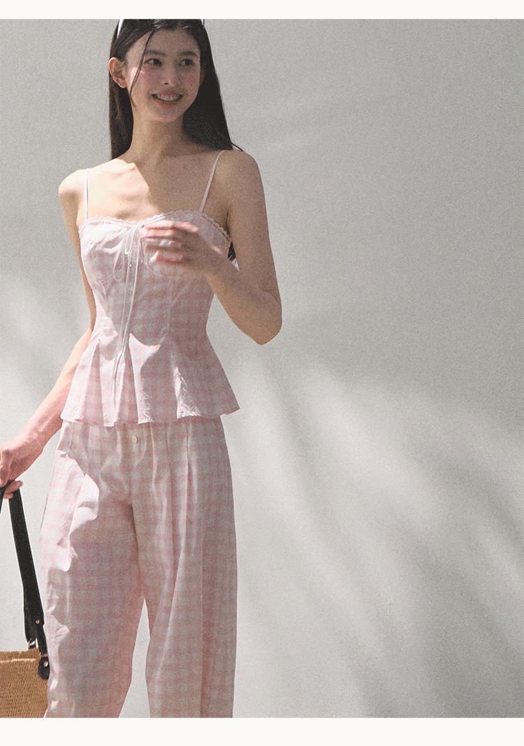 Lyocell Linen Wide-Leg Pants