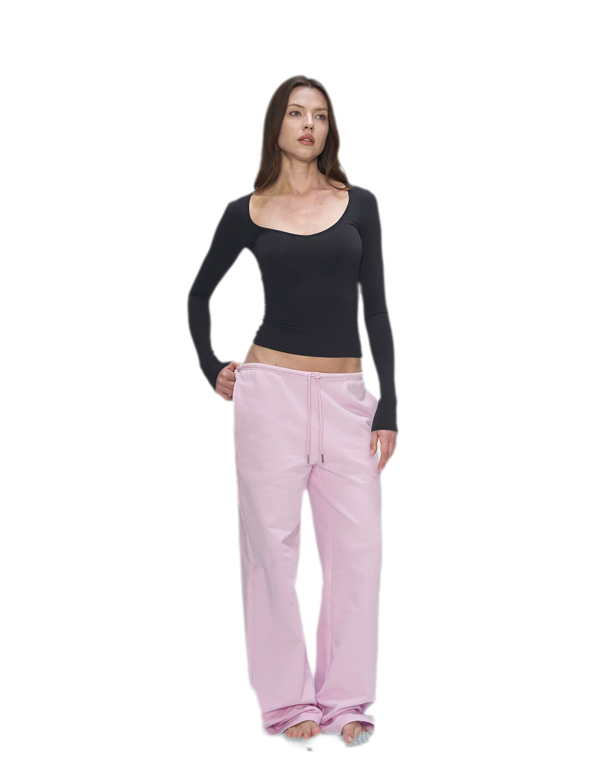 Bare-Feel V-Neck Top