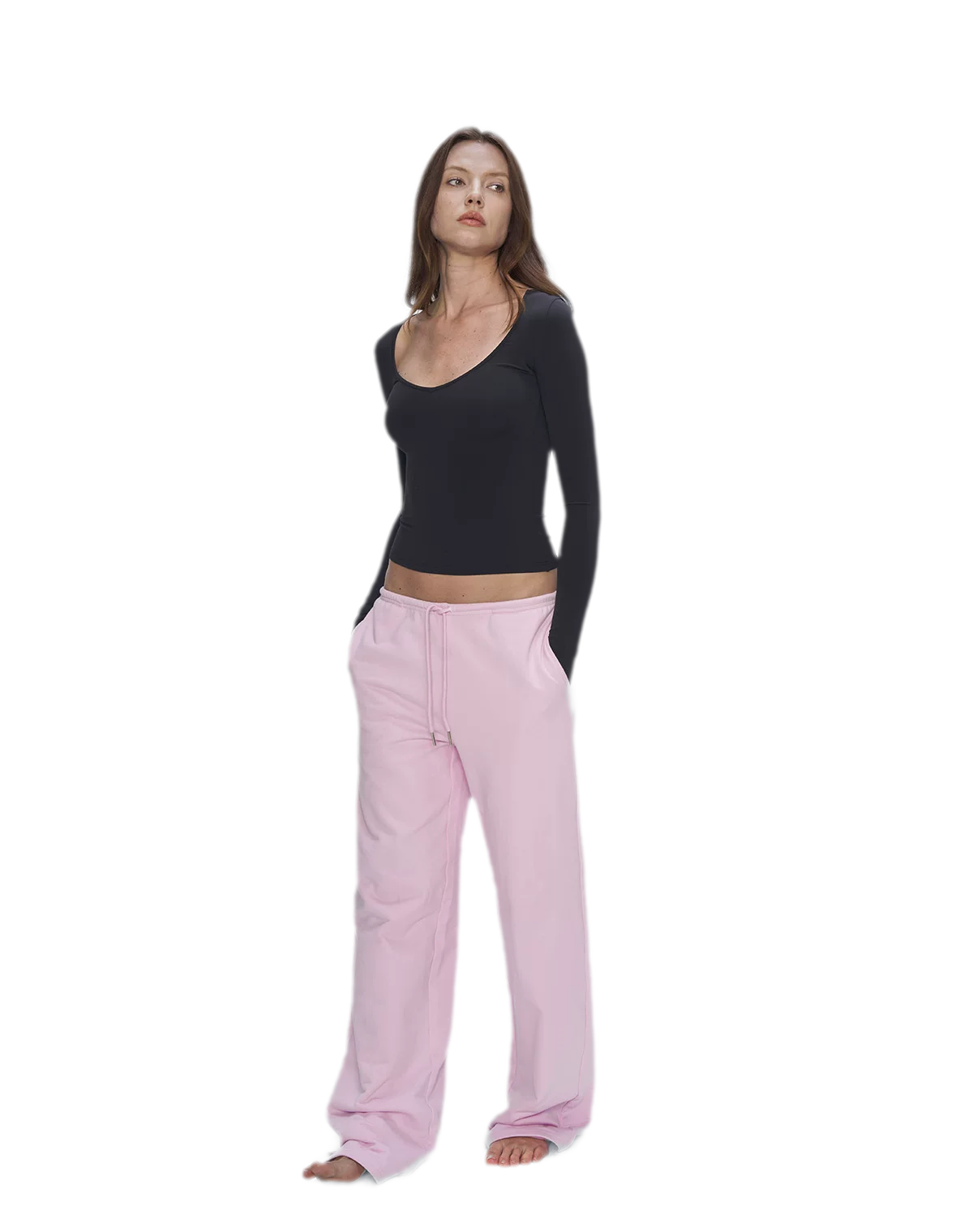 Bare-Feel V-Neck Top
