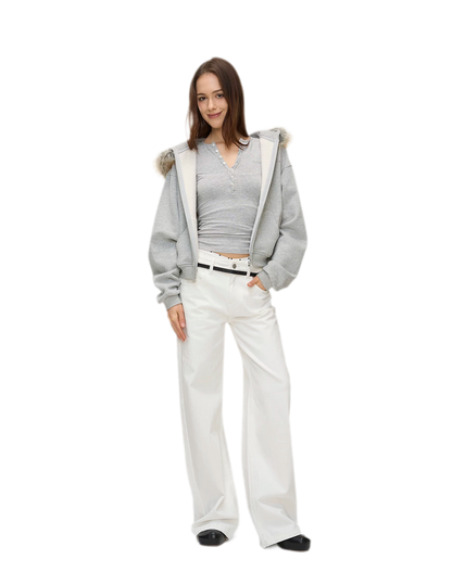 Ribbed Button Trim Set