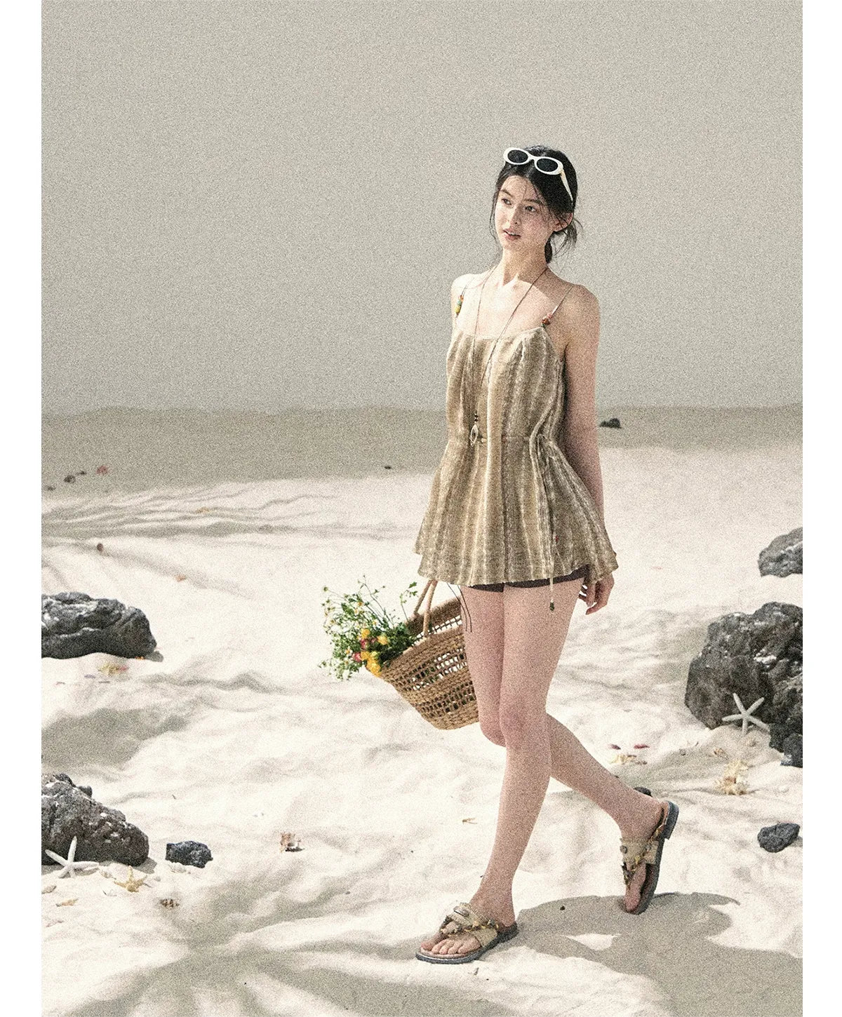 Layered Pleated Skort