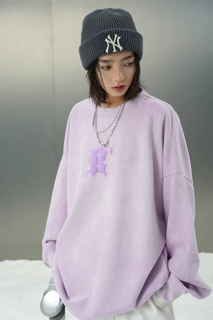 Eco Suede Oversized Sweatshirt